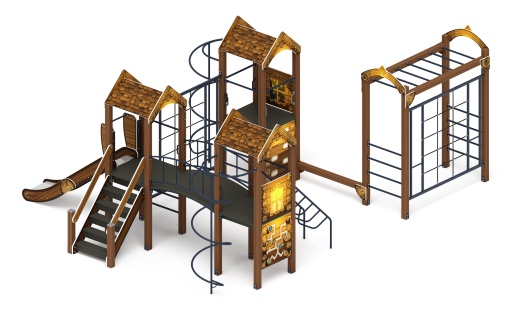 Городок (ЭКО) - ДИК 2.01.3.04-02 - Игровой комплекс H=1200