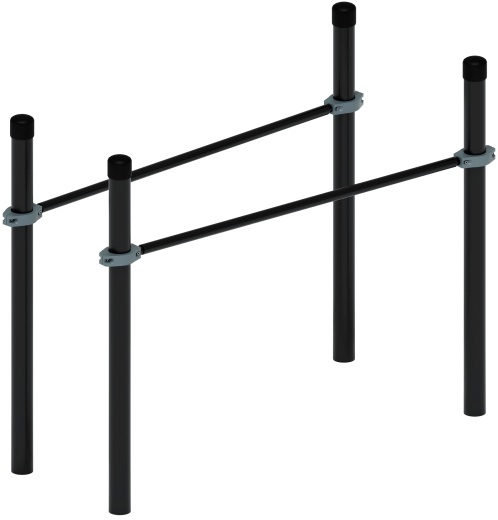 Воркаут ЛОВ 108 серый ВТ 102.09-03