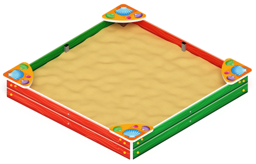 Песочница средняя (Ракушки) - ИО 5.01.02-01