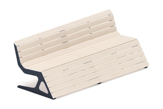 Скамья - МФ 42.02.05-21 (Беленый дуб) Д:2400  (под анкера)