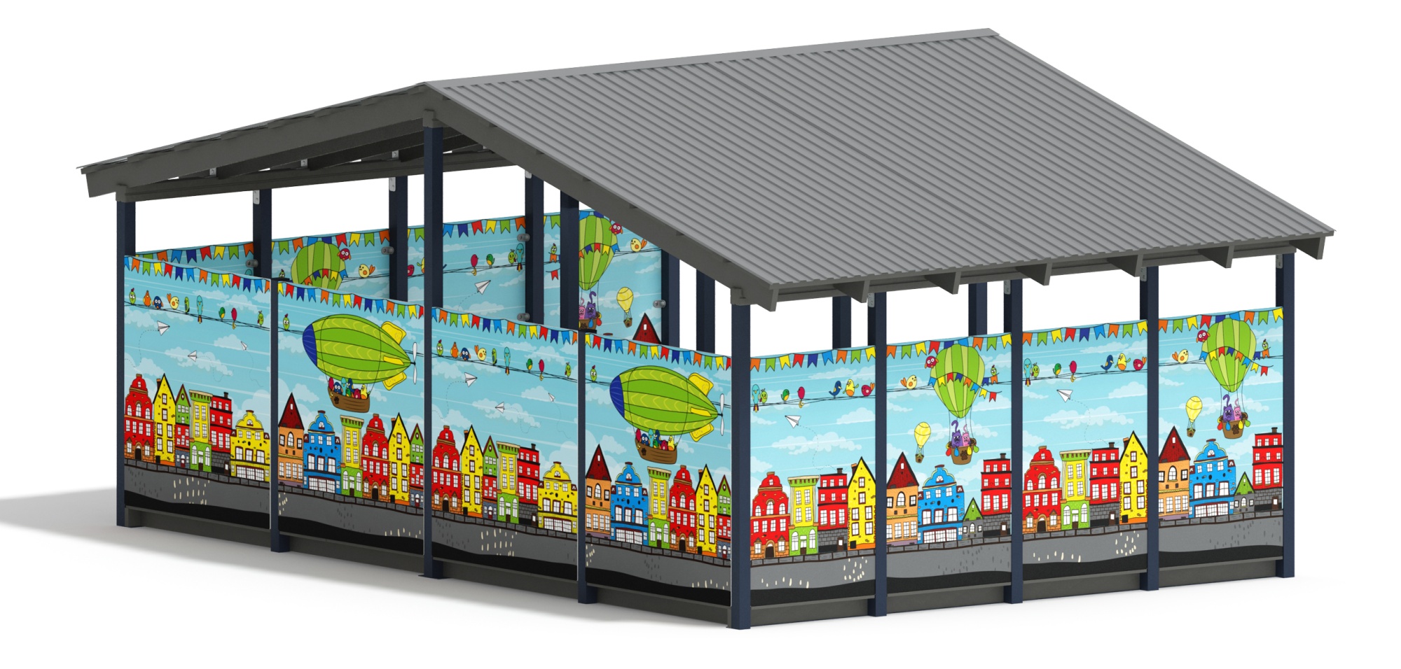 Теневой навес (Город) - МФ 70.6.4-01