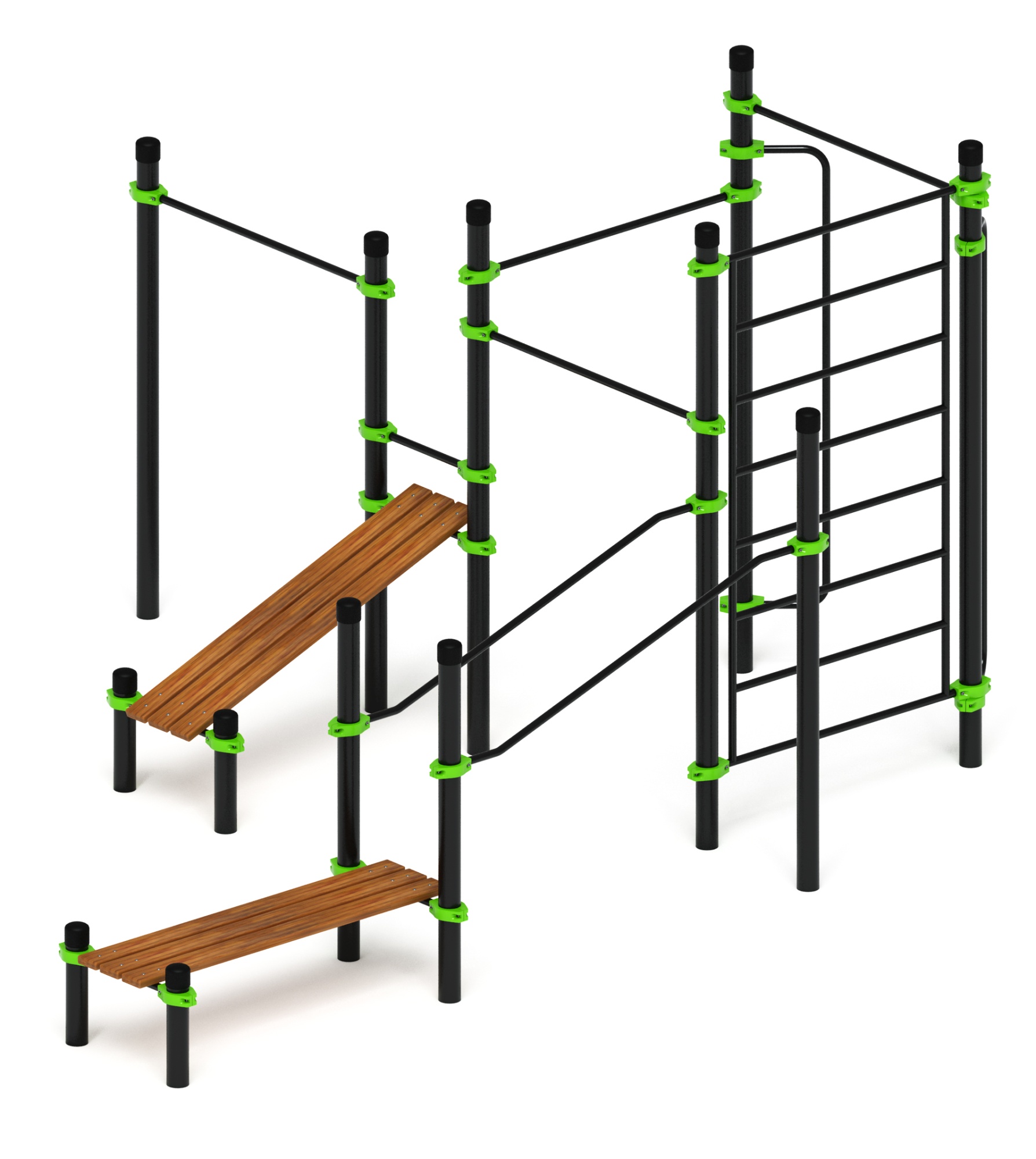 Воркаут ЛОВ 108 зеленый ВТ 102.18-02