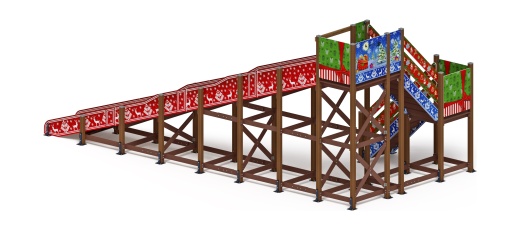 Горка Зима (новый год)(под анкера) - ИО 49.01.03-02.И1 - Н=3000