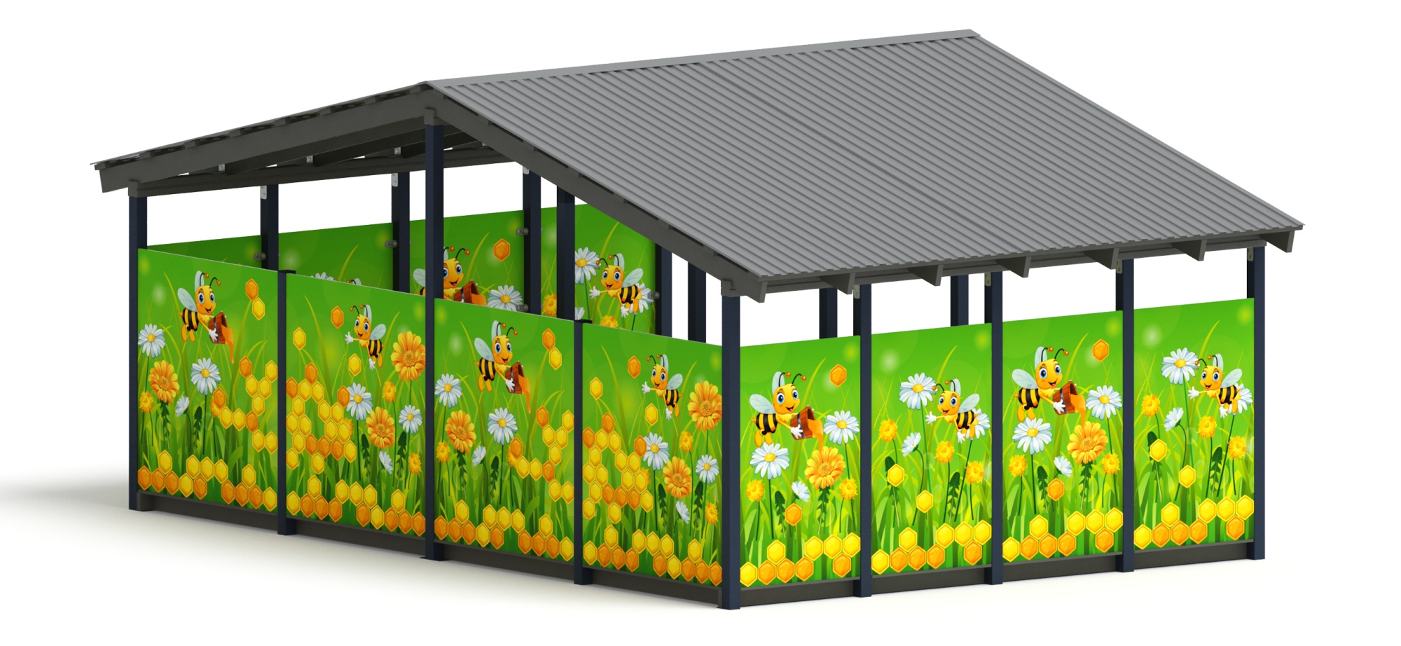 Теневой навес (Пчёлка) - МФ 70.6.4-05