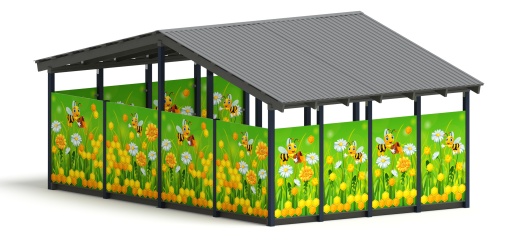 Теневой навес (Пчёлка) - МФ 70.6.4-05