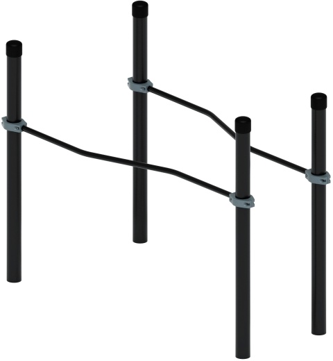 Воркаут ЛОВ 108 серый ВТ 102.05-03