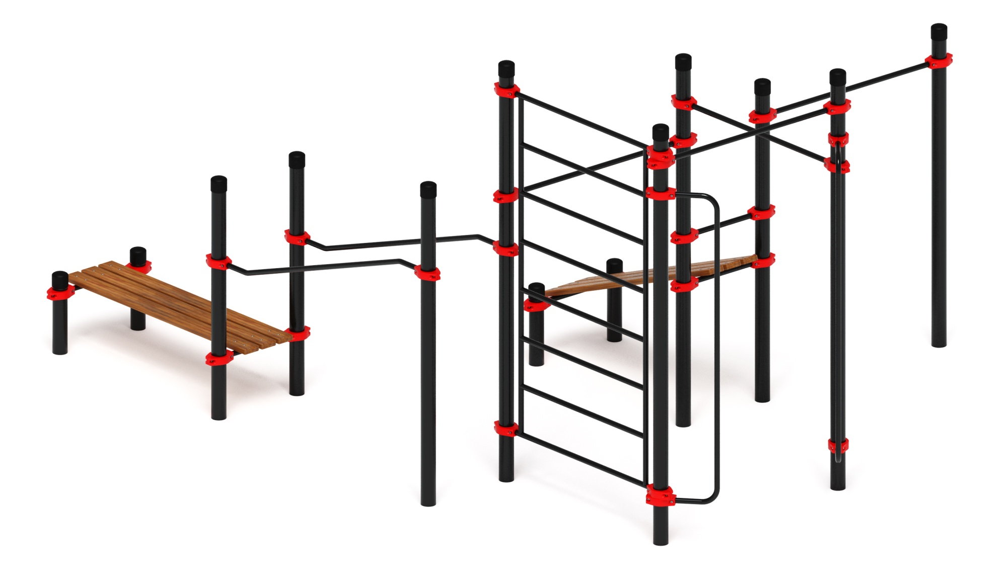 Воркаут ЛОВ 108 красный ВТ 102.18-01