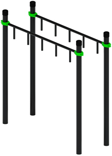 Воркаут ЛОВ 89 зеленый ВТ 101.10-02
