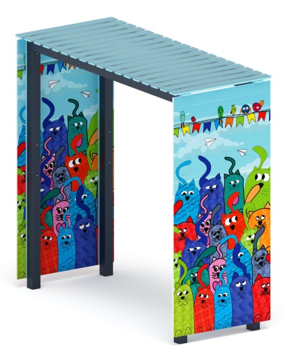 Пергола (Коты) - МФ 77.06.01-06 /с поликарбонатом/