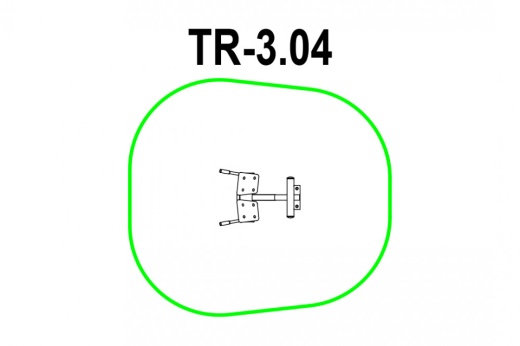Тренажер «Гиперэкстензия-2» ТР-3.04