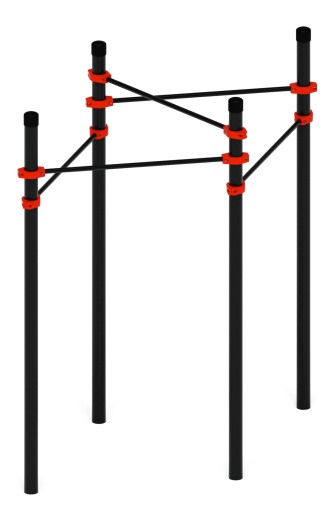 Воркаут 108 красный ВТ 12.08-01