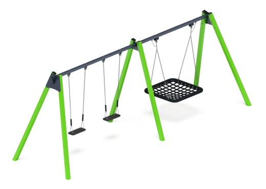 Качели М3 (зеленый) ИО 13.М.06.03.03.01-02