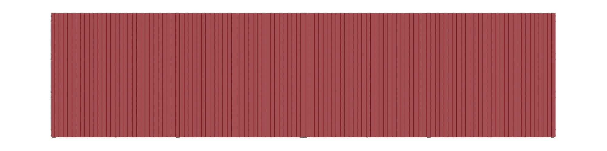 Навес контейнерной площадки для мусора (4 секции) МФ 55.02.02.4-04