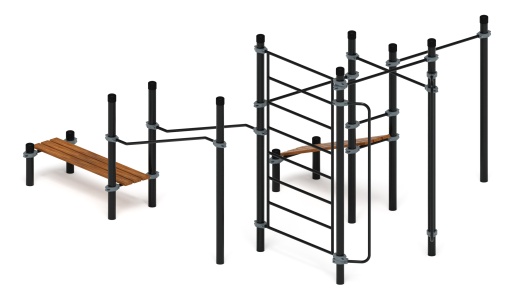 Воркаут ЛОВ 89 серый ВТ 101.18-03