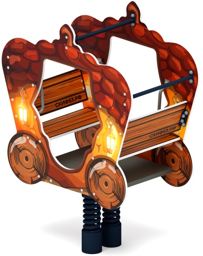 ИО 23.03.03-02 Качалка на пружине карета Желудь