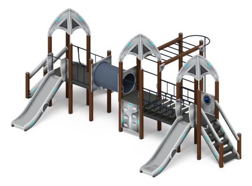 Космопорт (Серый) - ДИК 2.14.05-01 - Игровой комплекс H=1200