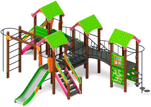 Лукоморье - ДИК 2.25.08-01.С - Игровой комплекс H=1200