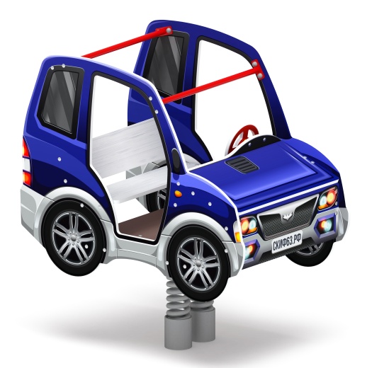 Машинка - Качалка на пружине двухместная машинка - ИО 23.03.01-01