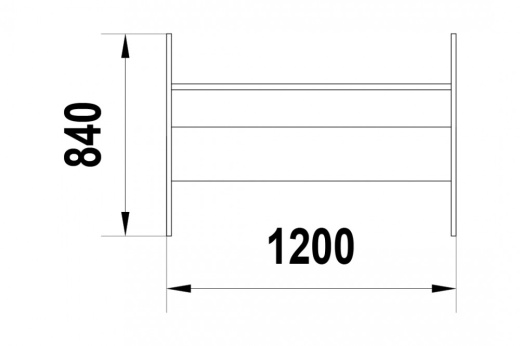 Скамейка детская "Дельфин" СД-1.10