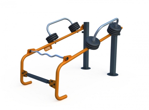 Силовой тренажёр "Бицепс" с блинами ТР-4.03