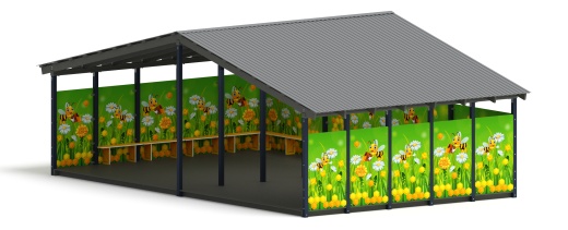 Теневой навес (Пчёлка) - МФ 70.8.5-05