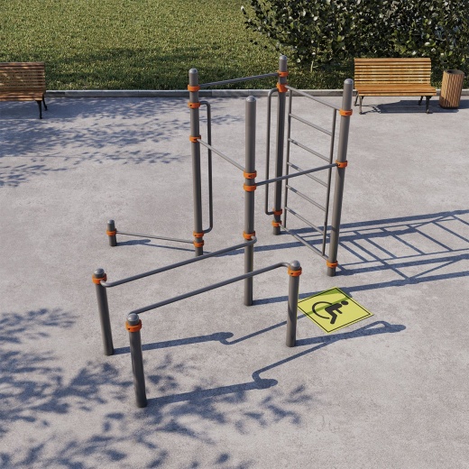 Спортивный комплекс, адаптированный для инвалидов-колясочников СВС-127