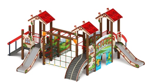 В гостях у сказки - ДИК 1.05.01-09.С - Игровой комплекс H=900