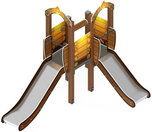 Карапуз (Эко) - ДИК 1.001.07-02 - Игровой комплекс Н=750 Н=900