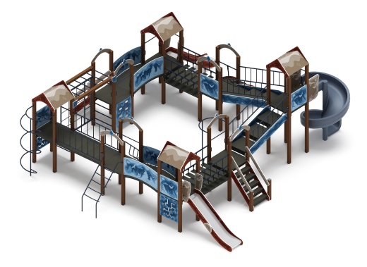 Остров детства (Алтай) - ДИК 2.01.8.02-04 - Игровой комплекс H=1200 H=2000