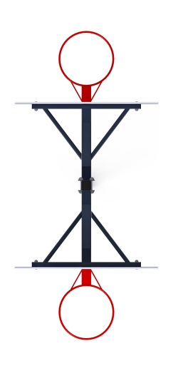 Стойка баскетбольная комбинированная (баскетбол) - СО 2.70.03-01