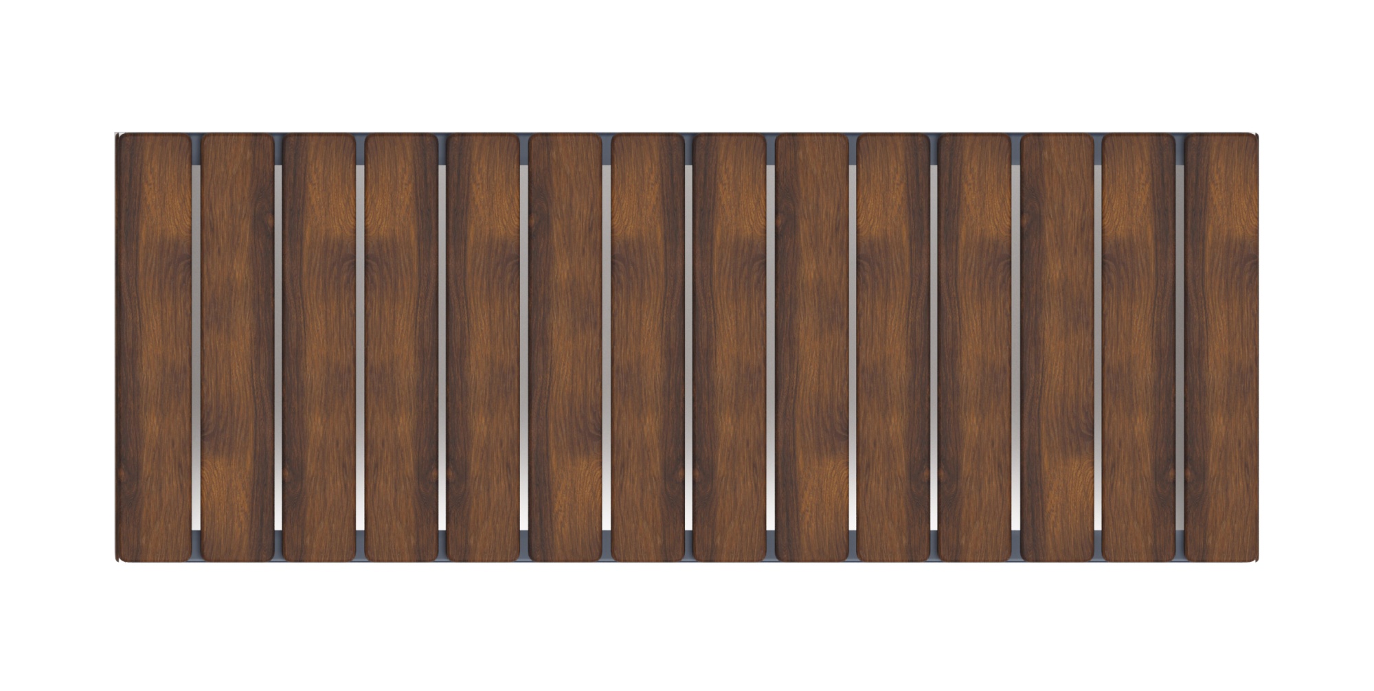 Скамья - МФ 42.02.03 (Темный дуб) Г:580  (под анкера)