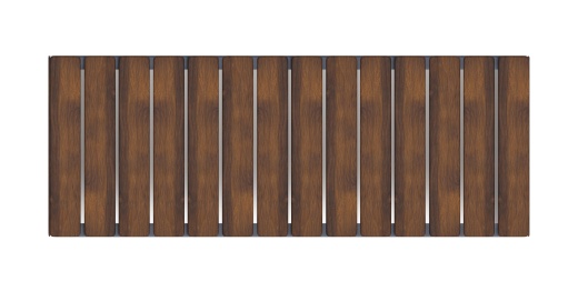 Скамья - МФ 42.02.03 (Темный дуб) Г:580  (под анкера)