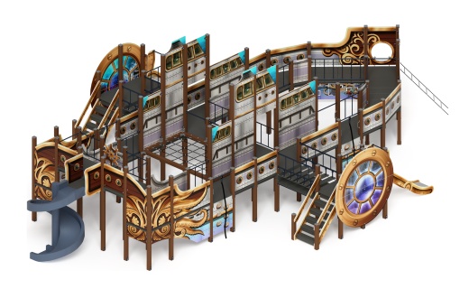 Пароход (Немо)  - ДИК 2.03.3.05-02 - Игровой комплекс H=1200 H=2000