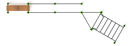 Воркаут ЛОВ 108 зеленый ВТ 102.21-02