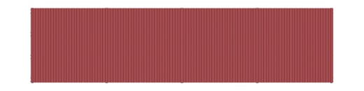 Навес контейнерной площадки для мусора (4 секции) МФ 55.02.03.4-04