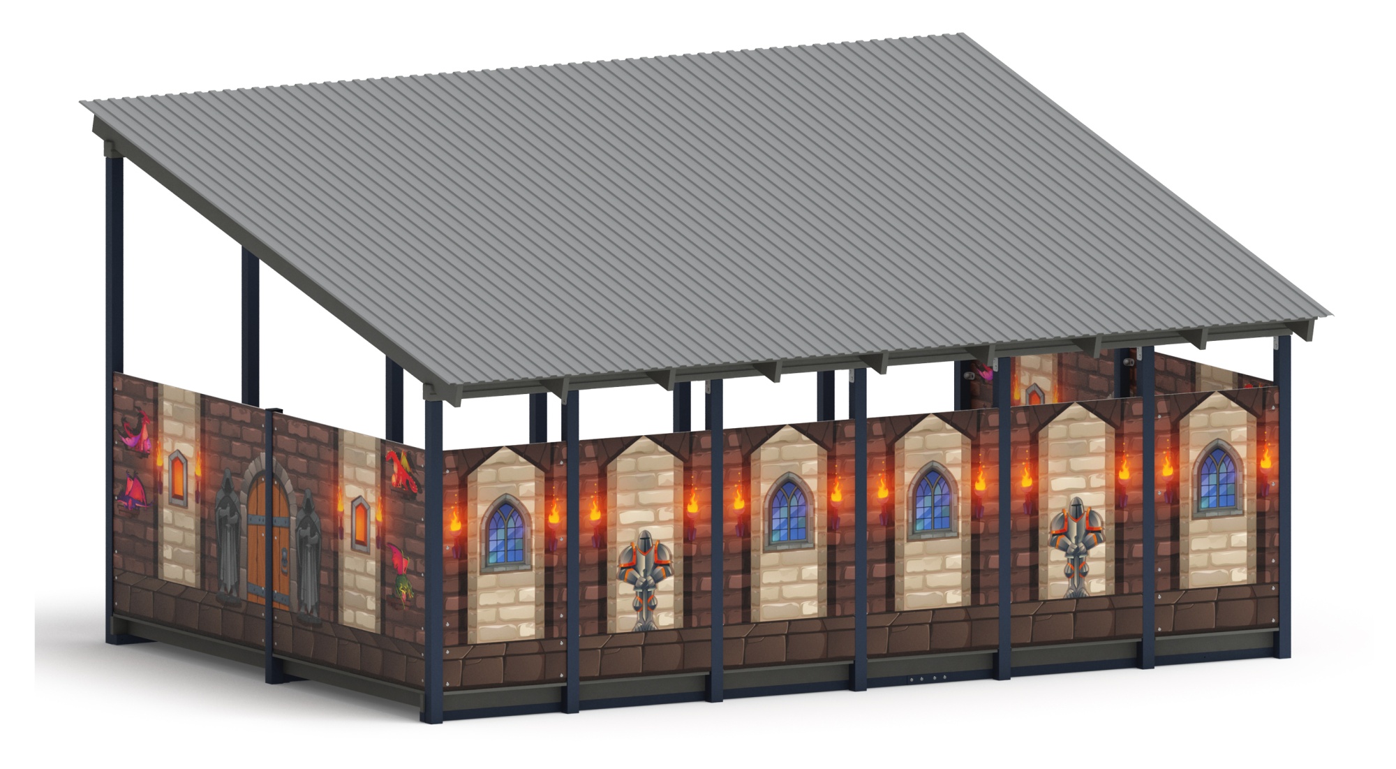 Теневой навес (Замок. Средневековый) - МФ 71.6.4-11