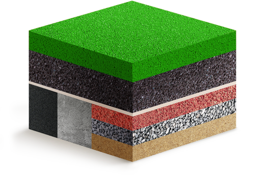 Покрытие из резиновой крошки Sport Comfort