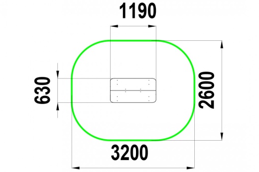"Доска для мела с крышей" МФ-1.162