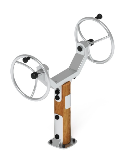 Тренажер рули (положение сидя) (лиственница темный) СТ 106-Л.И1.01