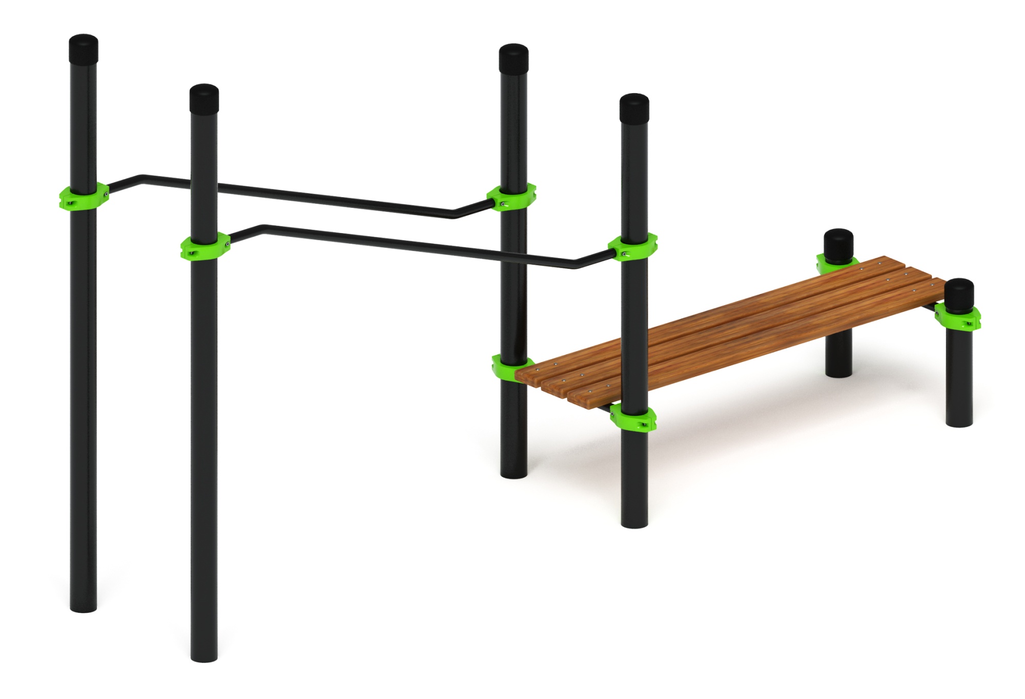 Воркаут ЛОВ 108 зеленый ВТ 102.24-02