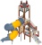 Детский игровой комплекс Буровая горка труба винтовая Н 2000, горка 750 ДИК 2.28.02-01