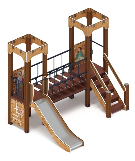 Королевство (Картонное) - ДИК 1.15.07-12 - Игровой комплекс H=900