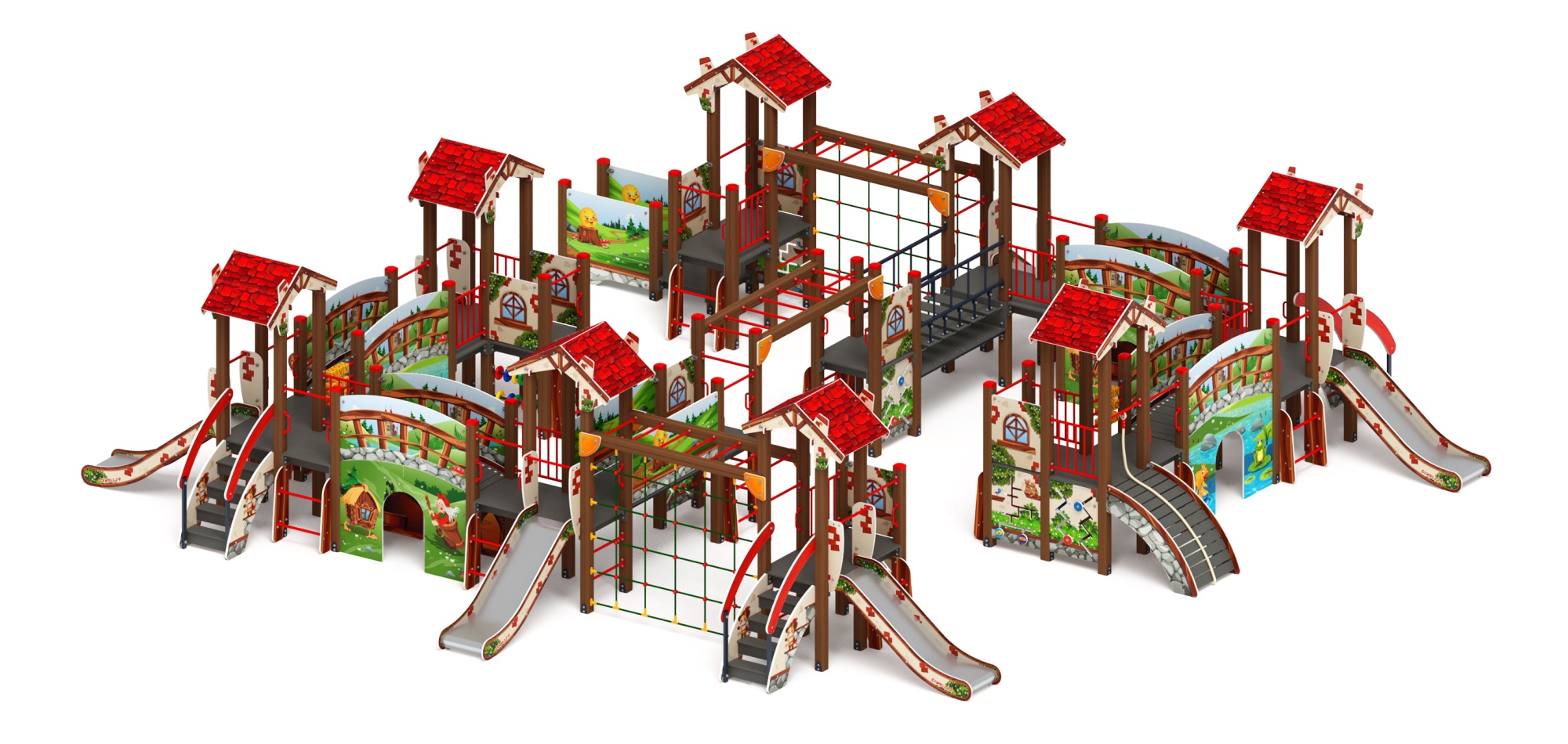 В гостях у сказки - ДИК 1.05.01-11.С - Игровой комплекс H=900