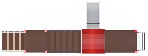 Паровозик (синий) - ДИК 1.03.5.02-01 - Игровой комплекс H=750
