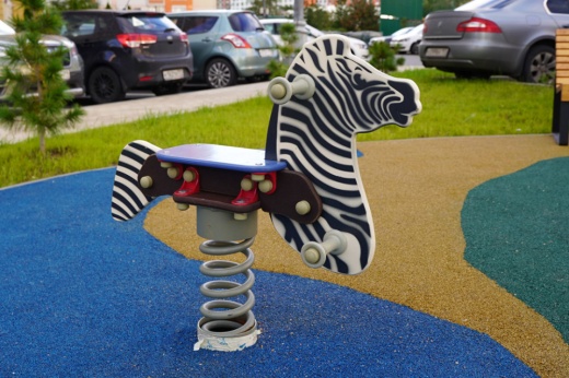 Качалка на пружине "Зебра" КА-1.14