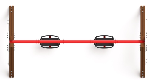 Качели двойные Д2 - ИО 12.Д.04.04.01-П - (Счастливое детство)