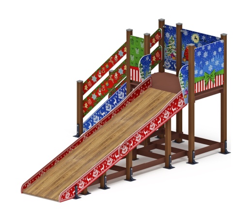 Горка Зима (новый год) (под анкера) - ИО 49.01.01-11.И1 - Н=1500