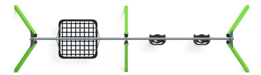 Качели М3 (зеленый) ИО 13.М.06.03.01.01-02.1