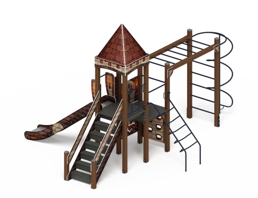 Замок (Средневековый) - ДИК 2.18.03-02 - Игровой комплекс H=1500