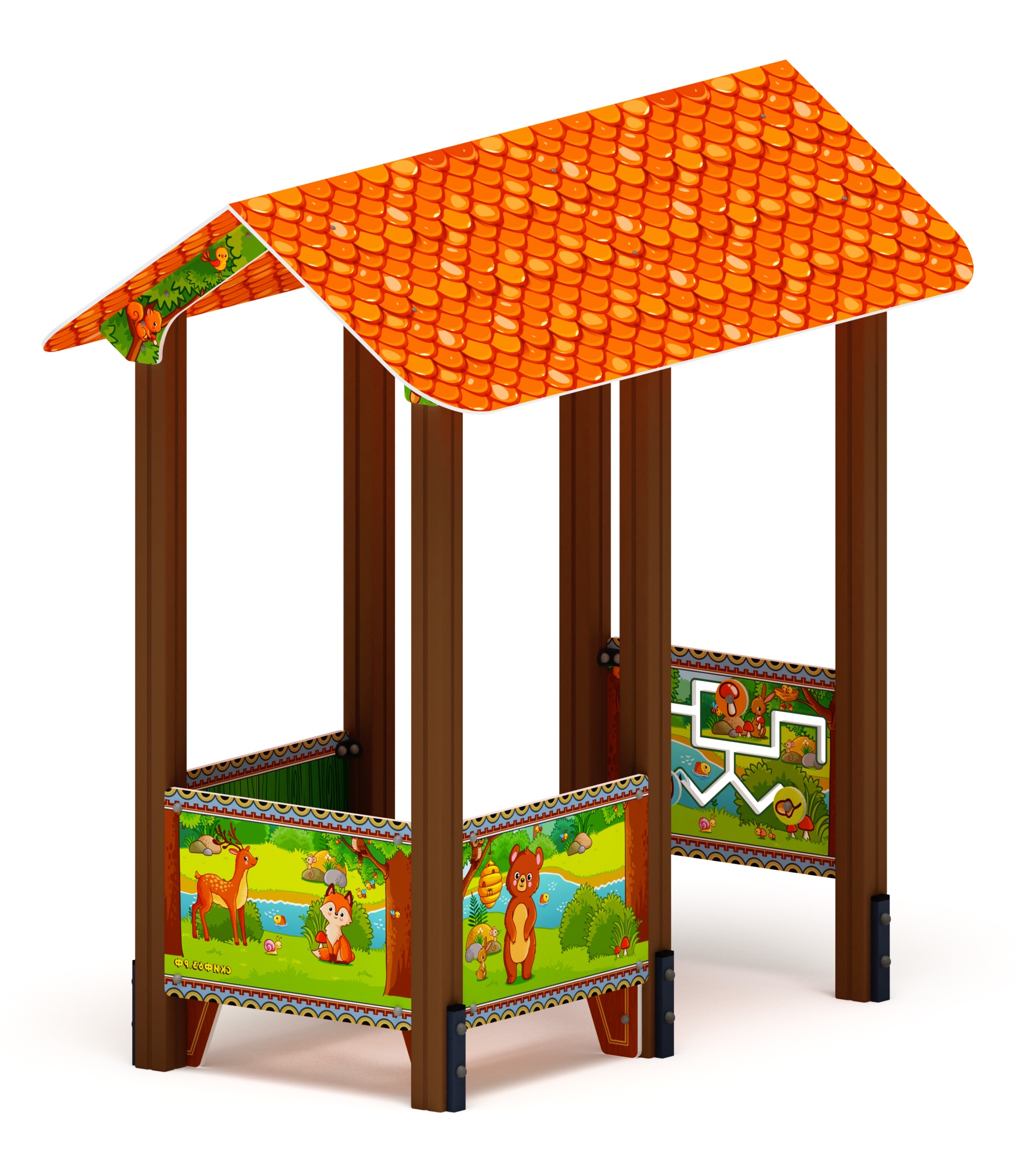 Домик средний 1 (Полянка) МФ 10.01.05-04